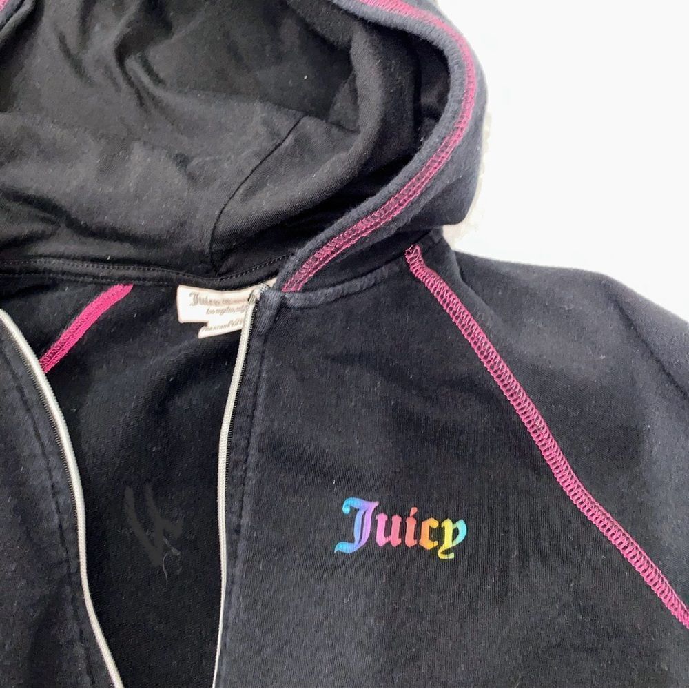 Vintage Y2K Juicy Couture full zip hoodie-size 8-10